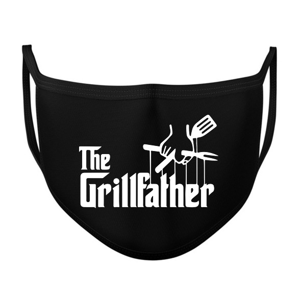 The grillfather - white-Szájmaszk