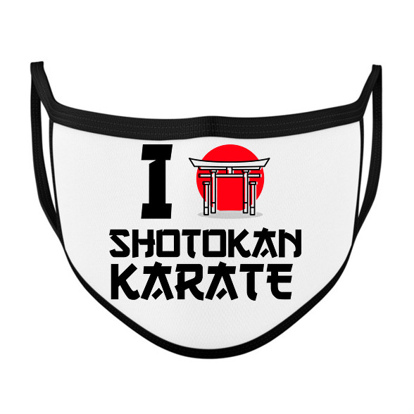 I love Shotokan Karate-Szájmaszk