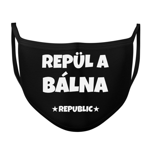 REPÜL A BÁLNA-Szájmaszk