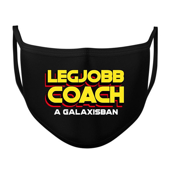 LEGJOBB COACH A GALAXISBAN-Szájmaszk