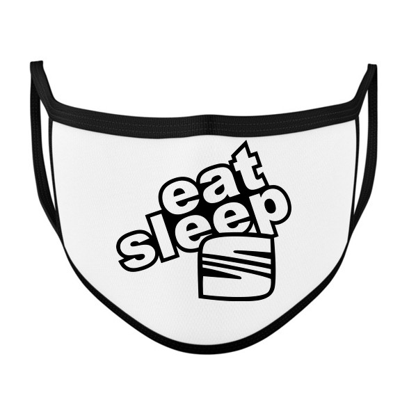 Eat Sleep Seat-Szájmaszk