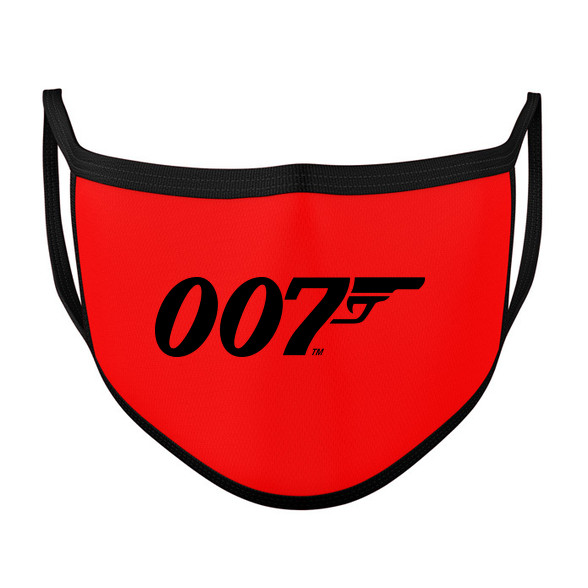 007 logo-Szájmaszk