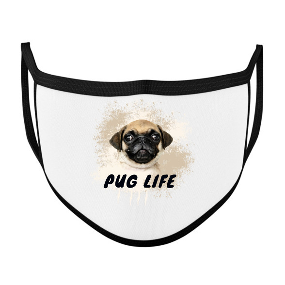 pug life-Szájmaszk