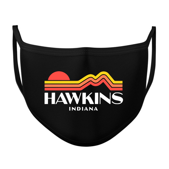 Hawkins Indiana Retro-Szájmaszk