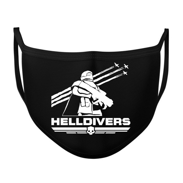 Helldivers-Szájmaszk