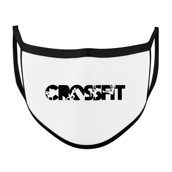 Crossfit fekete-Szájmaszk