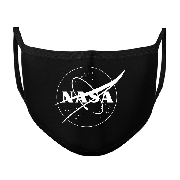 Fehér Nasa logo-Szájmaszk