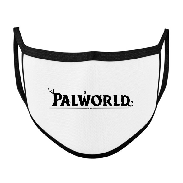 Palworld - fekete-Szájmaszk