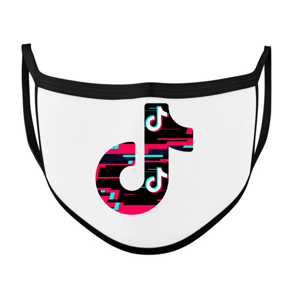 Tik Tok logo-Szájmaszk