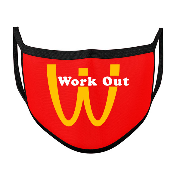 McDonalds Work Out-Szájmaszk