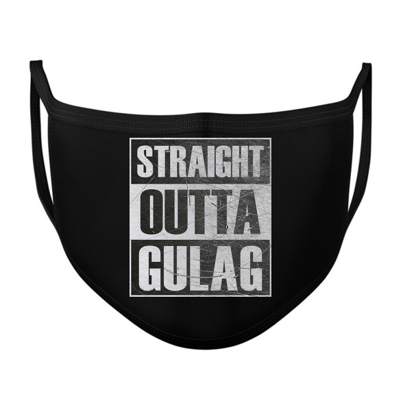 Straight Outta Gulag-Szájmaszk