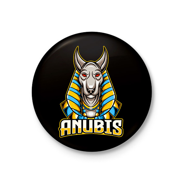 anubis-Kitűző, hűtőmágnes