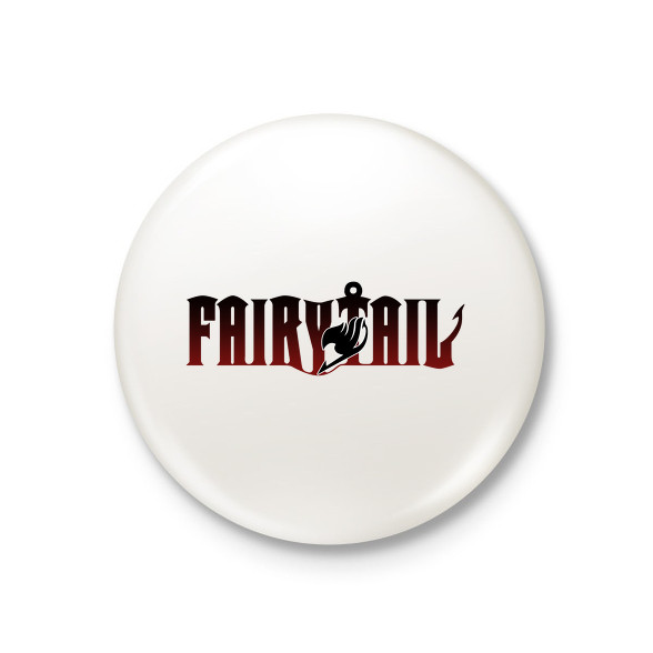 Fairy Tail logo-Kitűző, hűtőmágnes