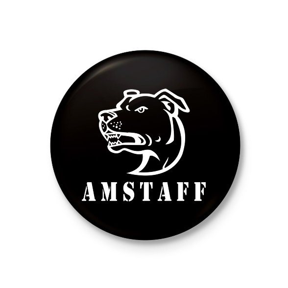 Amstaff 04-Kitűző, hűtőmágnes