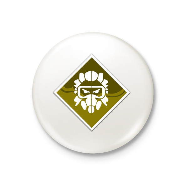 Apex Legends Caustic Jelvény (Badge)-Kitűző, hűtőmágnes