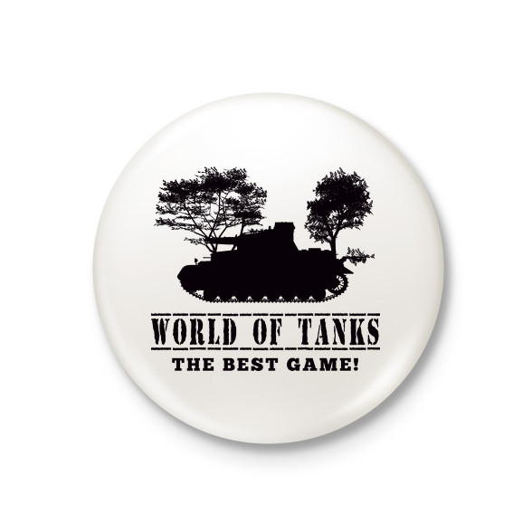 WORLD OF TANKS-Kitűző, hűtőmágnes