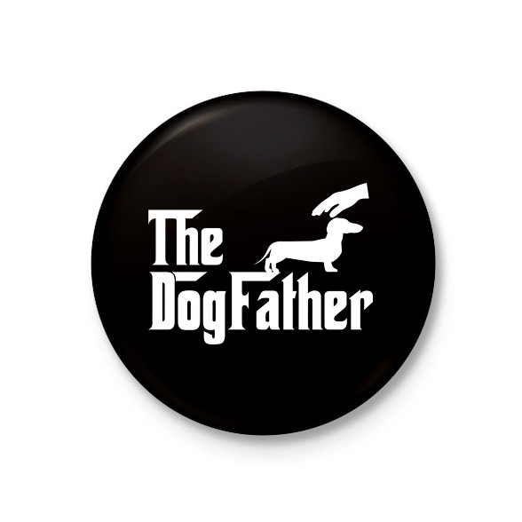 The DogFather-Kitűző, hűtőmágnes