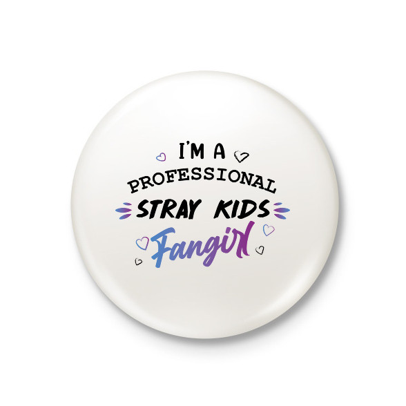 Fangirl - Stray Kids-Kitűző, hűtőmágnes