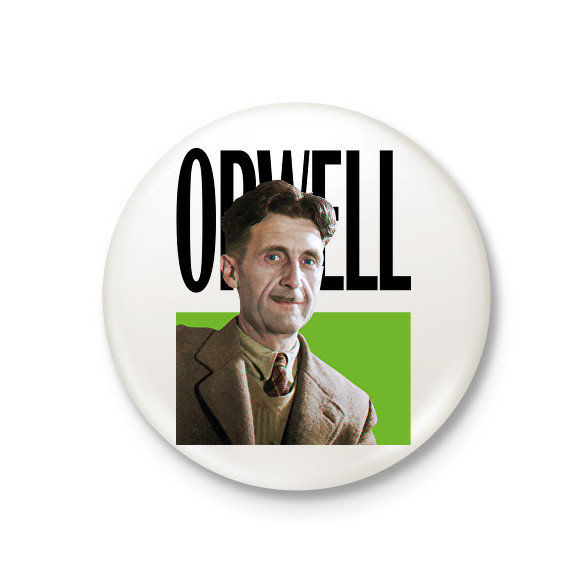 Orwell - Önarckép-Kitűző, hűtőmágnes