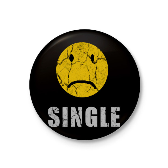 SINGLE-Kitűző, hűtőmágnes