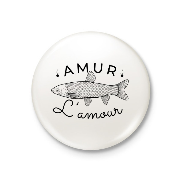 Amur Lamour Black-01-Kitűző, hűtőmágnes