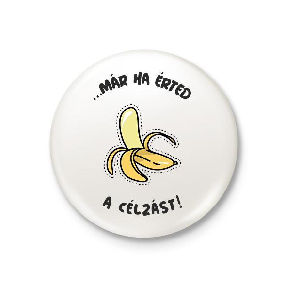 BANANA2-Kitűző, hűtőmágnes