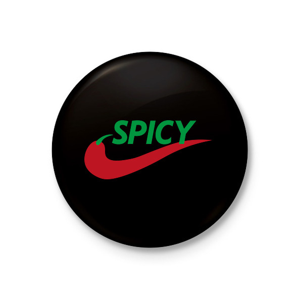 Spicy-Kitűző, hűtőmágnes