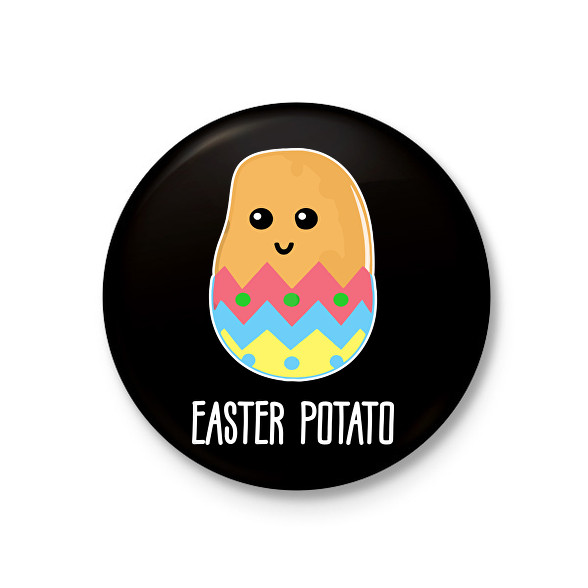 Easter potato-Kitűző, hűtőmágnes