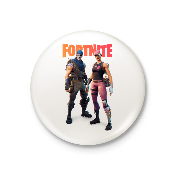 Duo Páros Fortnite-Kitűző, hűtőmágnes