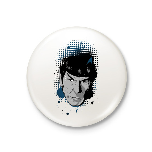 Star Trek - Spock-Kitűző, hűtőmágnes