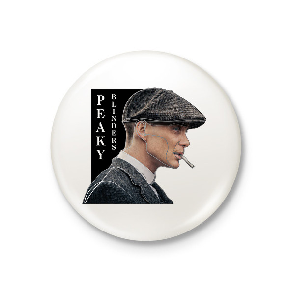 Peaky Blinders - Tommy Shelby vonalas-Kitűző, hűtőmágnes