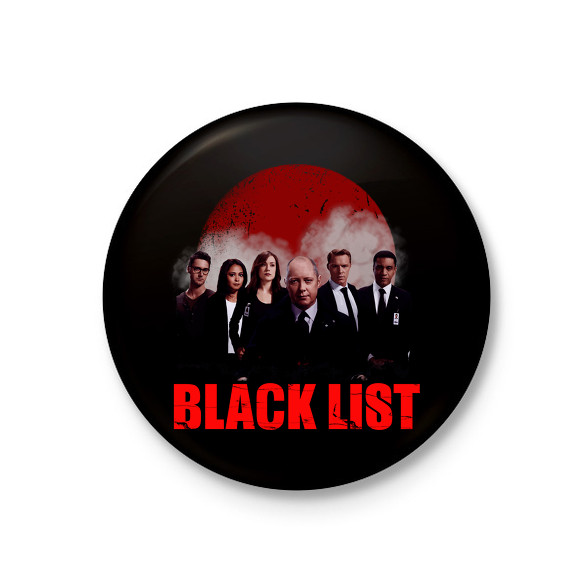 black list poster-Kitűző, hűtőmágnes