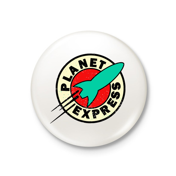 Planet express-Kitűző, hűtőmágnes