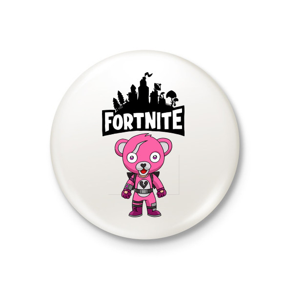 Fortnite Cuddle team leader-Kitűző, hűtőmágnes