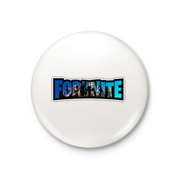 Fortnite4-Kitűző, hűtőmágnes