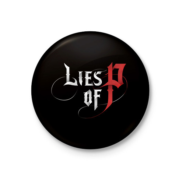 Lies of P - logo-Kitűző, hűtőmágnes