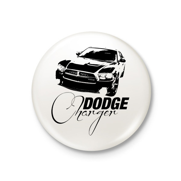 Dodge Charger -Kitűző, hűtőmágnes