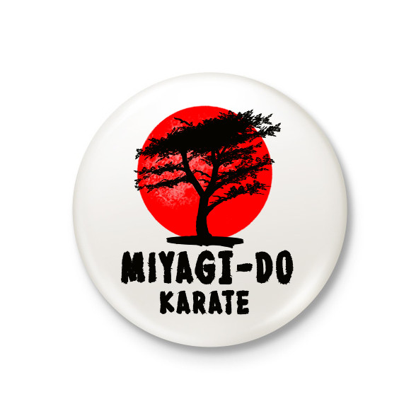 miyagi-do karate-Kitűző, hűtőmágnes