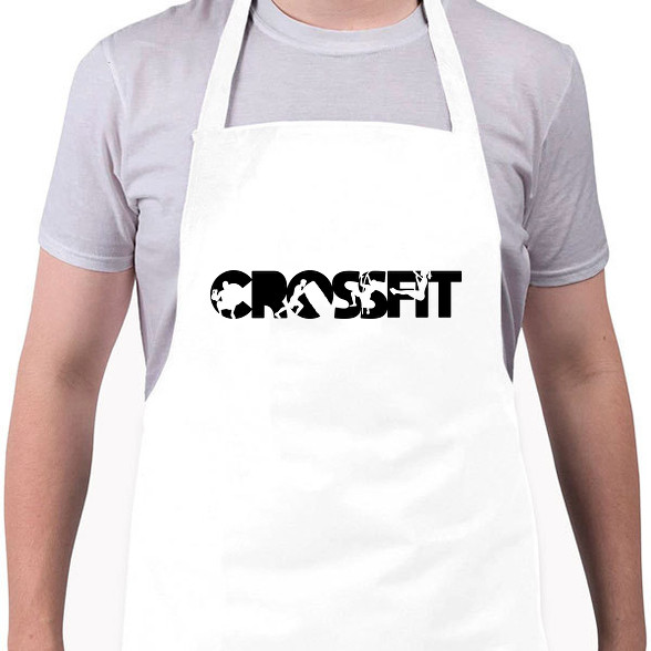 Crossfit fekete-Kötény