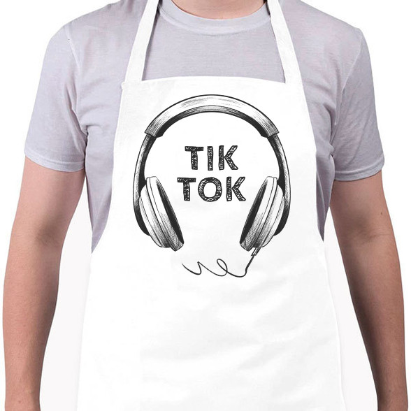 TikTok fejhallgató-Kötény