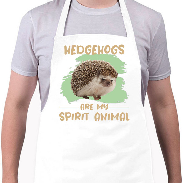 Hedgehogs are my spirit animal-Kötény