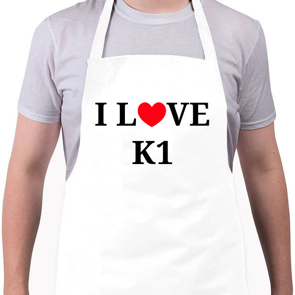 I LOVE K1-Kötény