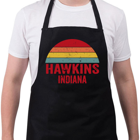 Retro Hawkins Indiana-Kötény