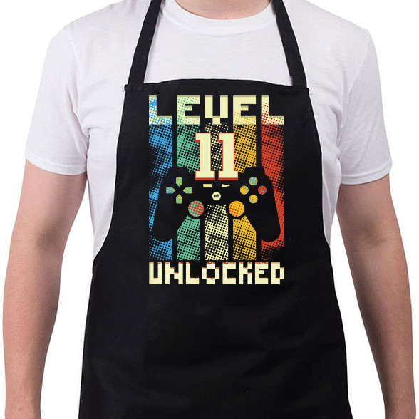 Level 11 unlocked - 11. születésnapi ajándék-Kötény