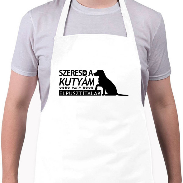 Szeresd a kutyám-Kötény