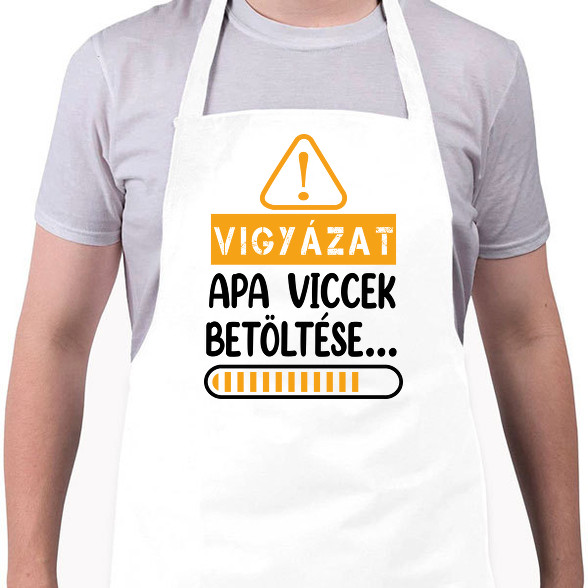 Apa viccek betöltése-Kötény