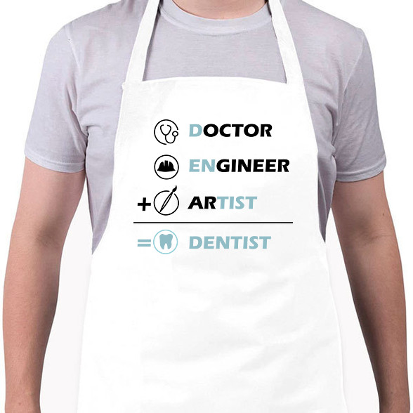 Dentist (black)-Kötény