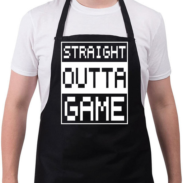 Straight outta Game-Kötény