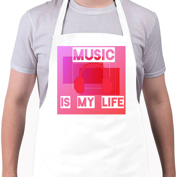 music is my life-Kötény