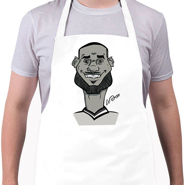 LeBron caricature-Kötény